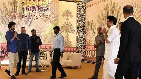 kalpathi s aghoram daughter|Vijay Meets Tamil Nadu CM MK Stalin at Wedding Reception of。